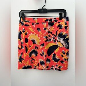 J. Crew Tropical Floral Mini Skirt